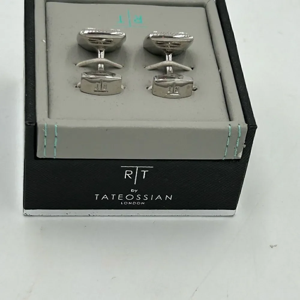 Men’s Tateossian titanium square cufflinks